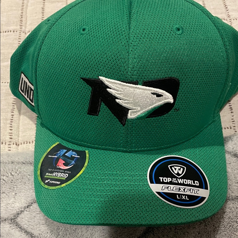 North Dakota Green Flexfit Cap